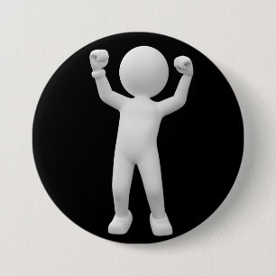 Badge Rond 7,6 Cm Felix Weissmann le vainqueur de 2015