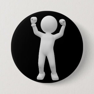 Badge Rond 7,6 Cm Felix Weissmann le vainqueur de 2015