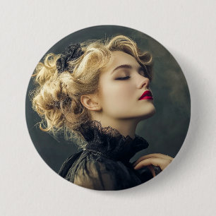 Badge Rond 7,6 Cm Femme de cirque
