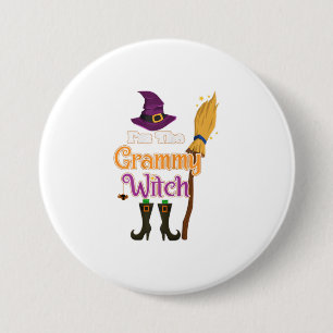 Badge Rond 7,6 Cm Femmes Je suis la sorcière Grammy Femmes Family Ha