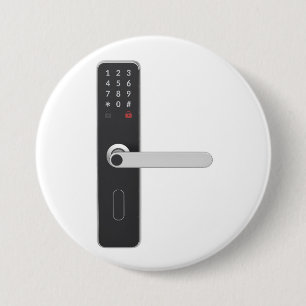 Badge Rond 7,6 Cm Fermeture de porte intelligente avec clavier et do