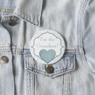 Badge Rond 7,6 Cm Fête de Baby shower personnalisée Je suis le bouto