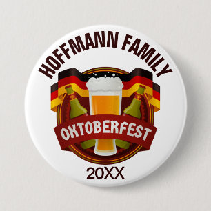 Badge Rond 7,6 Cm Fête de la famille Oktoberfest