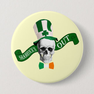 Badge Rond 7,6 Cm Fête de la St Patrick au charme irlandais