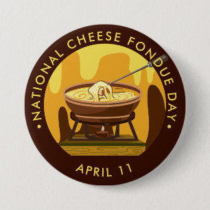 Badge Rond 7,6 Cm Fête nationale du fromage