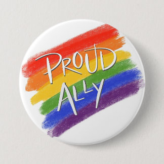 Badge Rond 7,6 Cm Fier Ally
