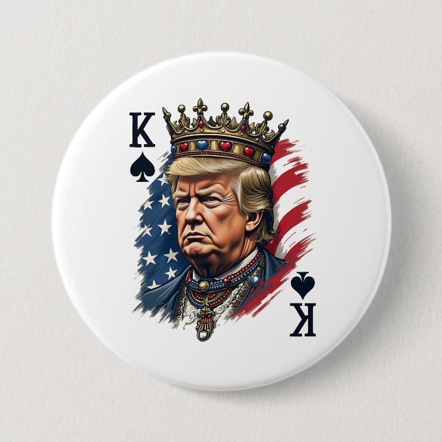 Badge Rond 7,6 Cm Fier Maga Trump Vance Jour de l'Inauguration améri (Devant)