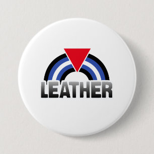 Badge Rond 7,6 Cm Fierté cuir queer