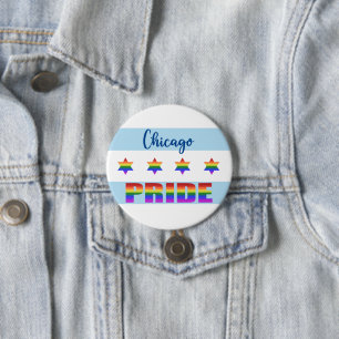 Badge Rond 7,6 Cm Fierté de Chicago