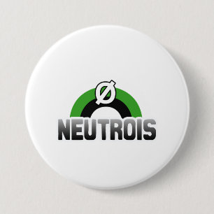 Badge Rond 7,6 Cm Fierté Neutrois