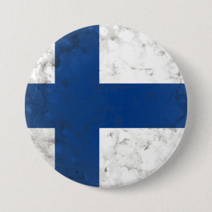 Badge Rond 7,6 Cm Finlande