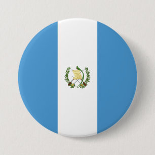 Badge Rond 7,6 Cm Flag of Guatemala
