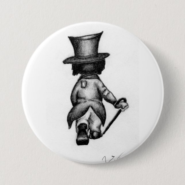 Badge Rond 7,6 Cm Flânerie (Devant)