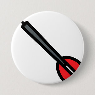 Badge Rond 7,6 Cm fléchette