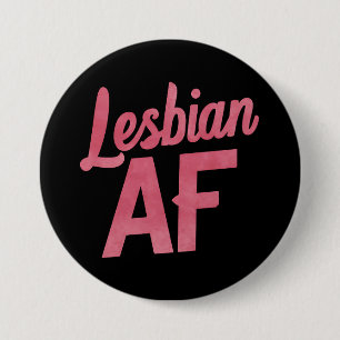 Badge Rond 7,6 Cm Fleur lesbienne AF Fierté LGBT Gay Amour Parade
