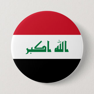 Badge Rond 7,6 Cm Flot d'Iraq