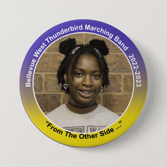 Badge Rond 7,6 Cm Flute Jade 9 (Devant)