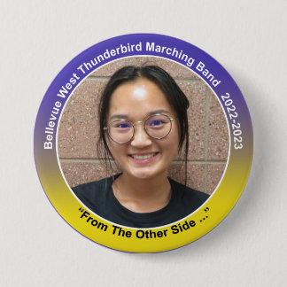 Badge Rond 7,6 Cm Flûte Kaitlyn 12