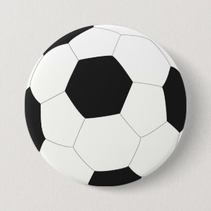Badge Rond 7,6 Cm Football Sport de Foot