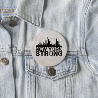 Badge Rond 7,6 Cm Fort de New York