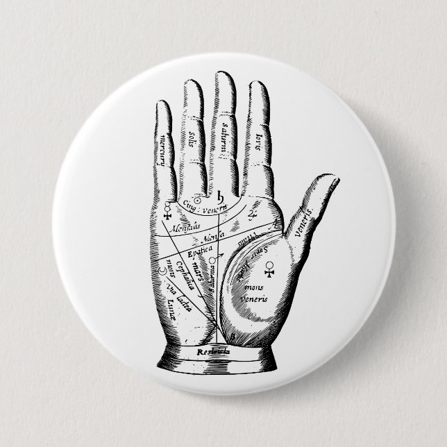 Badge Rond 7,6 Cm Fortune Teller (Devant)