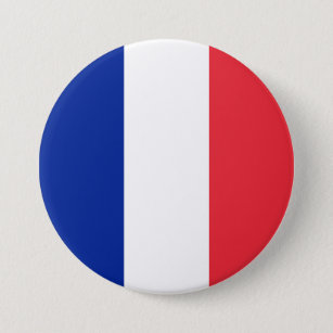 Badge Rond 7,6 Cm French Flag (France)