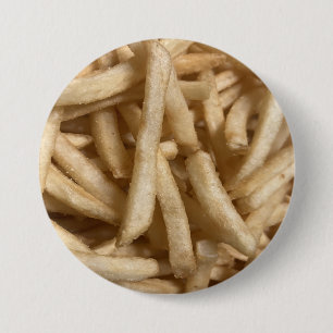 Badge Rond 7,6 Cm Fries françaises