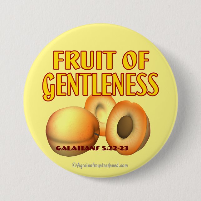Badge Rond 7,6 Cm Fruit de douceur (Devant)