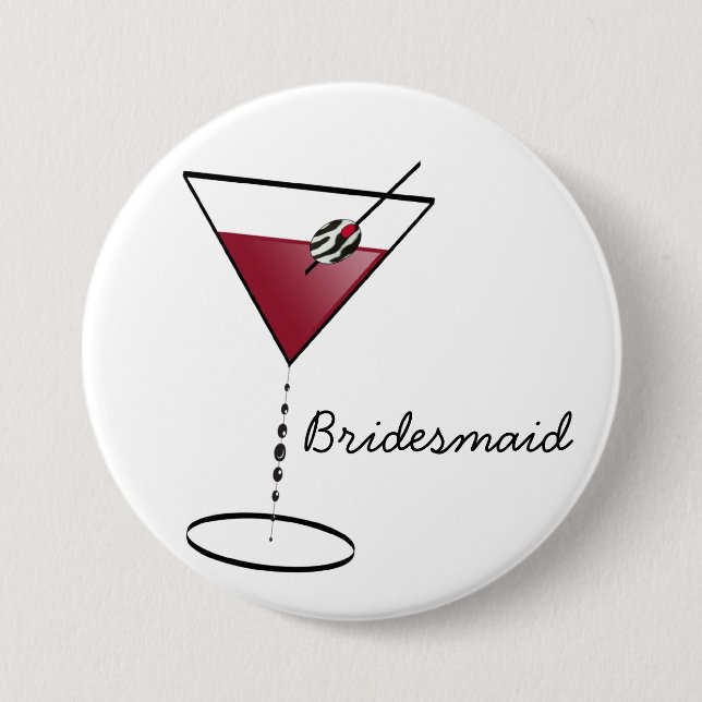 Badge Rond 7,6 Cm Fun Bridesmaid Faveurs (Devant)