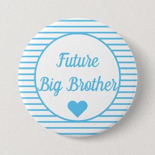 Badge Rond 7,6 Cm Future Big Brother Baby Shower Button