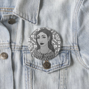 Badge Rond 7,6 Cm Galena