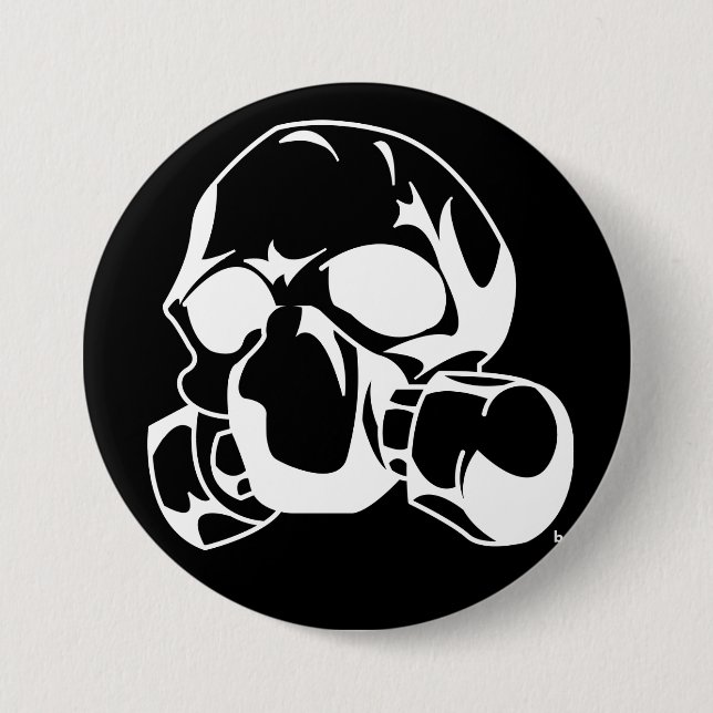 Badge Rond 7,6 Cm Gaz (Devant)