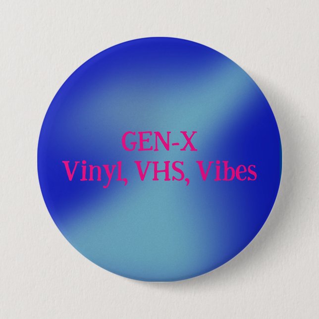 BADGE ROND 7,6 CM GEN-X (Devant)