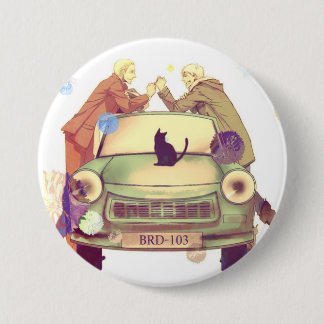 Badge Rond 7,6 Cm Germancest - Hetalia