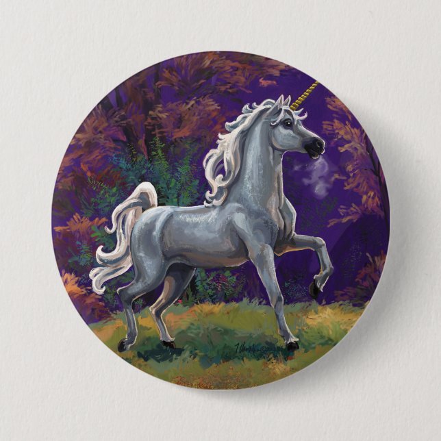 Badge Rond 7,6 Cm Glade Unicorn (Devant)