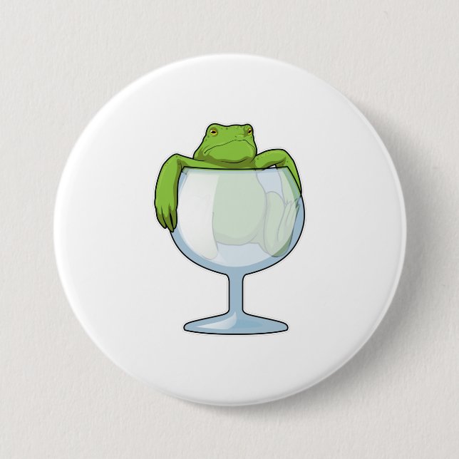Badge Rond 7,6 Cm Glass (Devant)