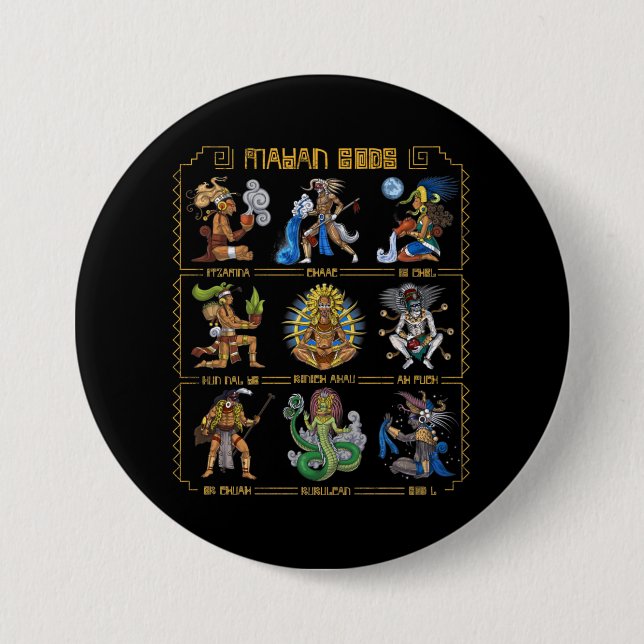 Badge Rond 7,6 Cm Gods (Devant)