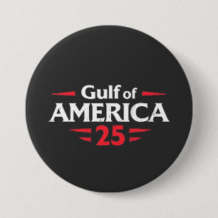 Badge Rond 7,6 Cm Golfe d'Amérique Patriotique Américain Drapeau USA