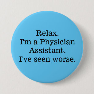 Badge Rond 7,6 Cm Goupille d'assistant de médecin