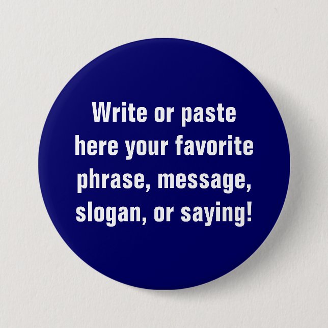 Badge Rond 7,6 Cm Grand bouton (3 pouces) (Devant)