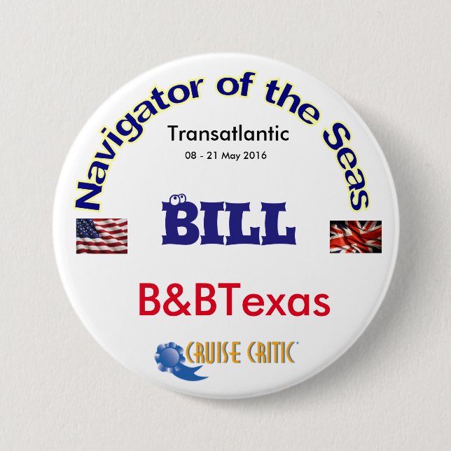 Badge Rond 7,6 Cm Grand, bouton rond de 3 pouces (Devant)