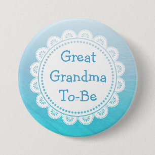 Badge Rond 7,6 Cm Grand grand-mère à être Baby shower bouton