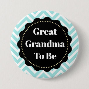 Badge Rond 7,6 Cm Grand grand-mère d'être Chevron Baby shower bouton
