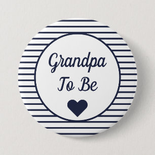 Badge Rond 7,6 Cm Grand-papa à être bouton de baby shower