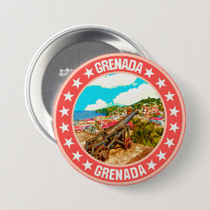 Badge Rond 7,6 Cm Grenade