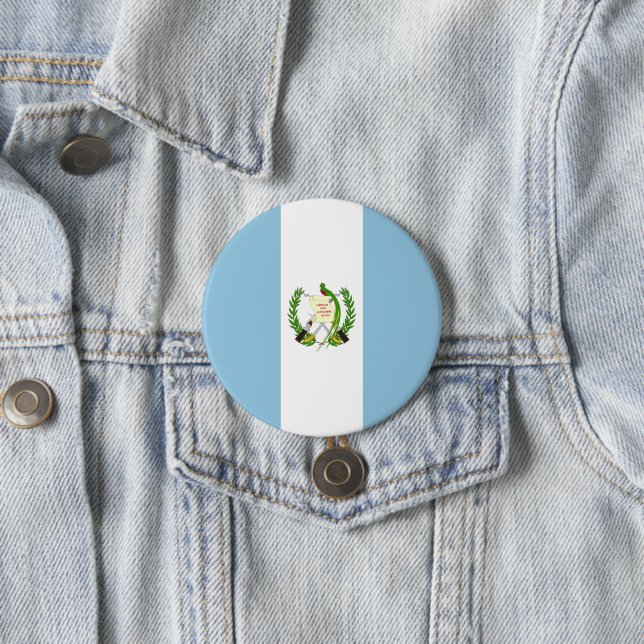 Badge Rond 7,6 Cm Guatemala (En situation)