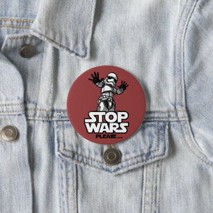 Badge Rond 7,6 Cm Guerres d'arrêt modernes