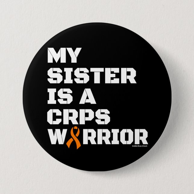 Badge Rond 7,6 Cm Guerrier/Bloc/Soeur...SPRC (Devant)