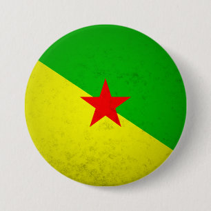 Badge Rond 7,6 Cm Guyane