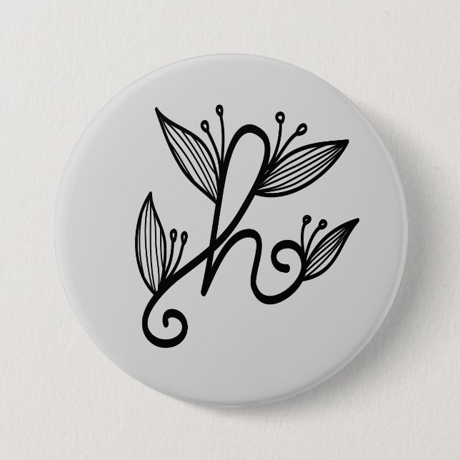 Badge Rond 7,6 Cm h manuscrit (Devant)